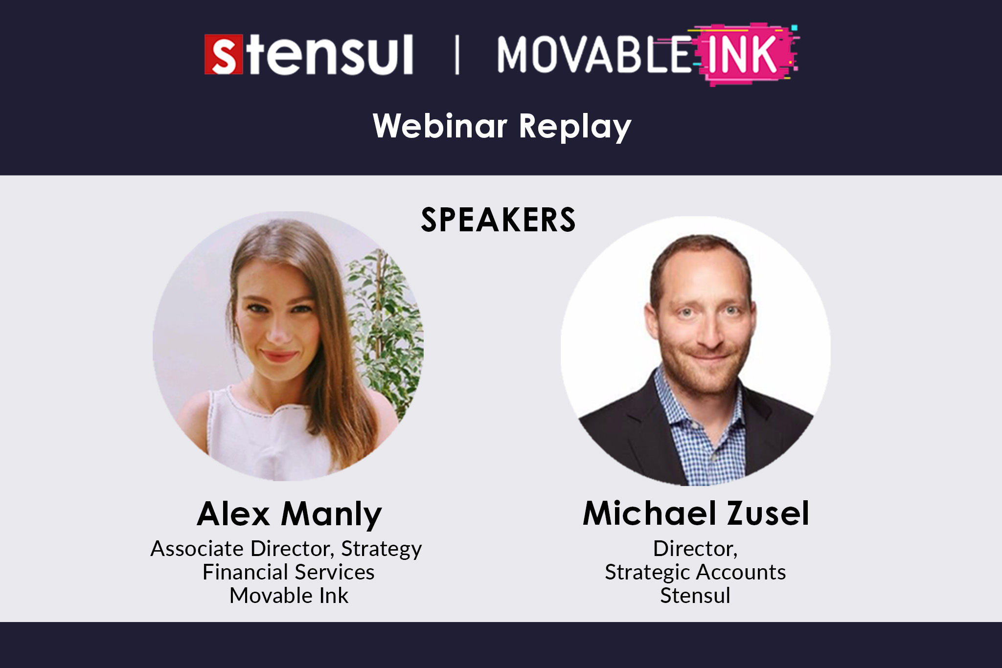 Stensul & Movable Ink: Optimize your personalized marketing performance webinar