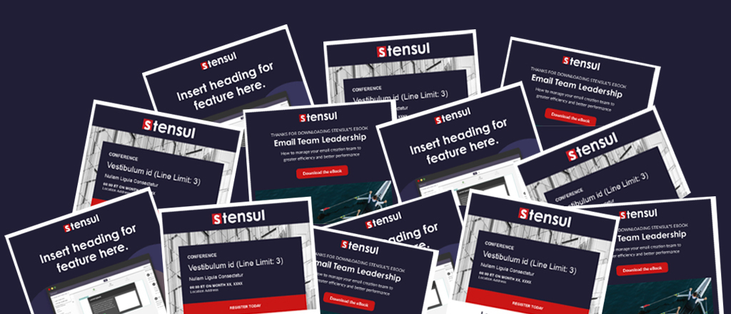 Stensul email templates