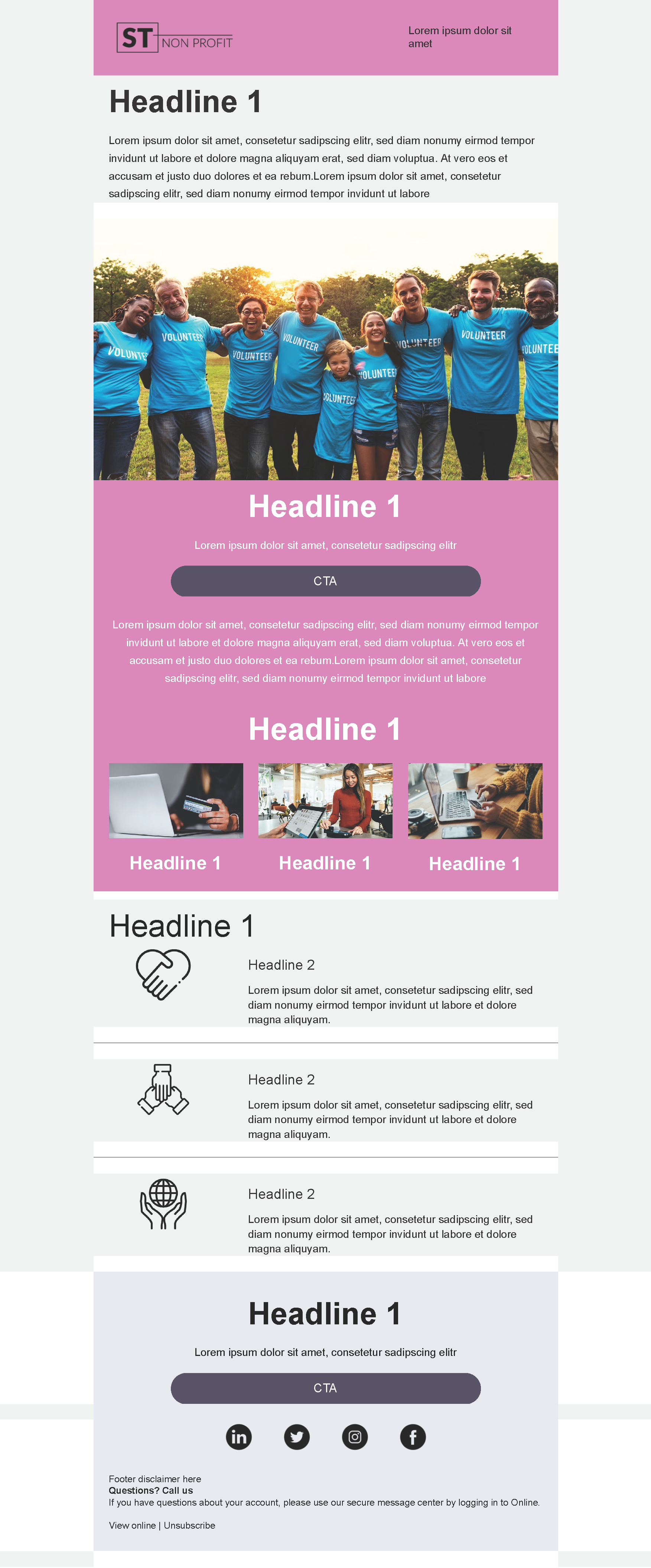 trigger email template 2 for non profits