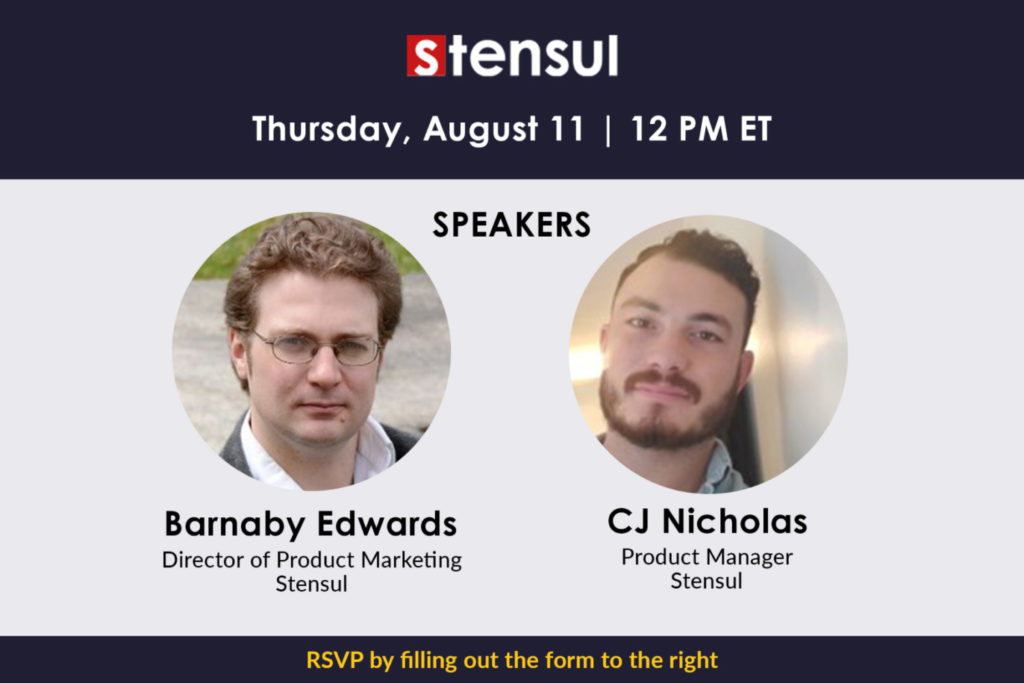 CJ Nicholas and Barnaby Edwards present the webinar on Thursday August 11 at 12pm ET