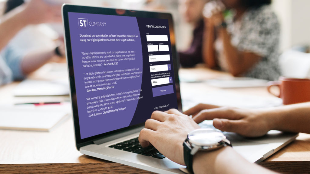 Building Landing Pages quickly and efficiently with Stensul's integrated landing page builder