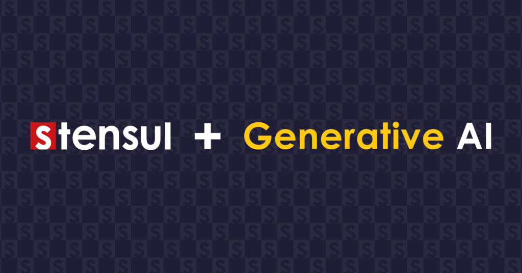 Stensul uses generative AI
