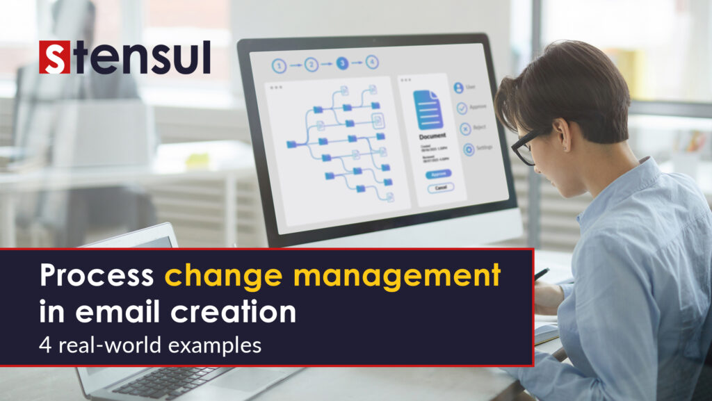 Cover of eBook entitled Process change management in email creation