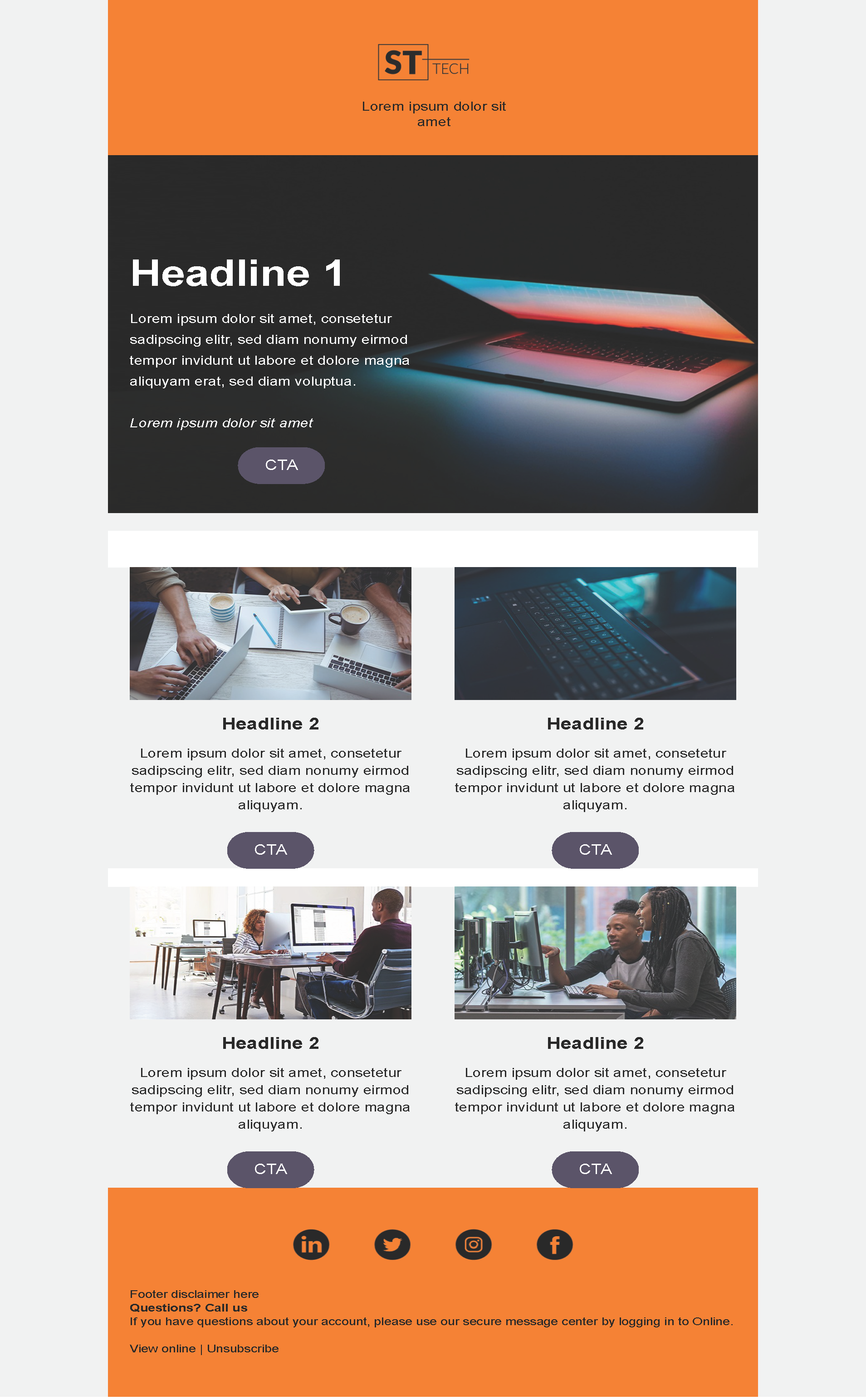 Product Update Templates 2 for a Technology company