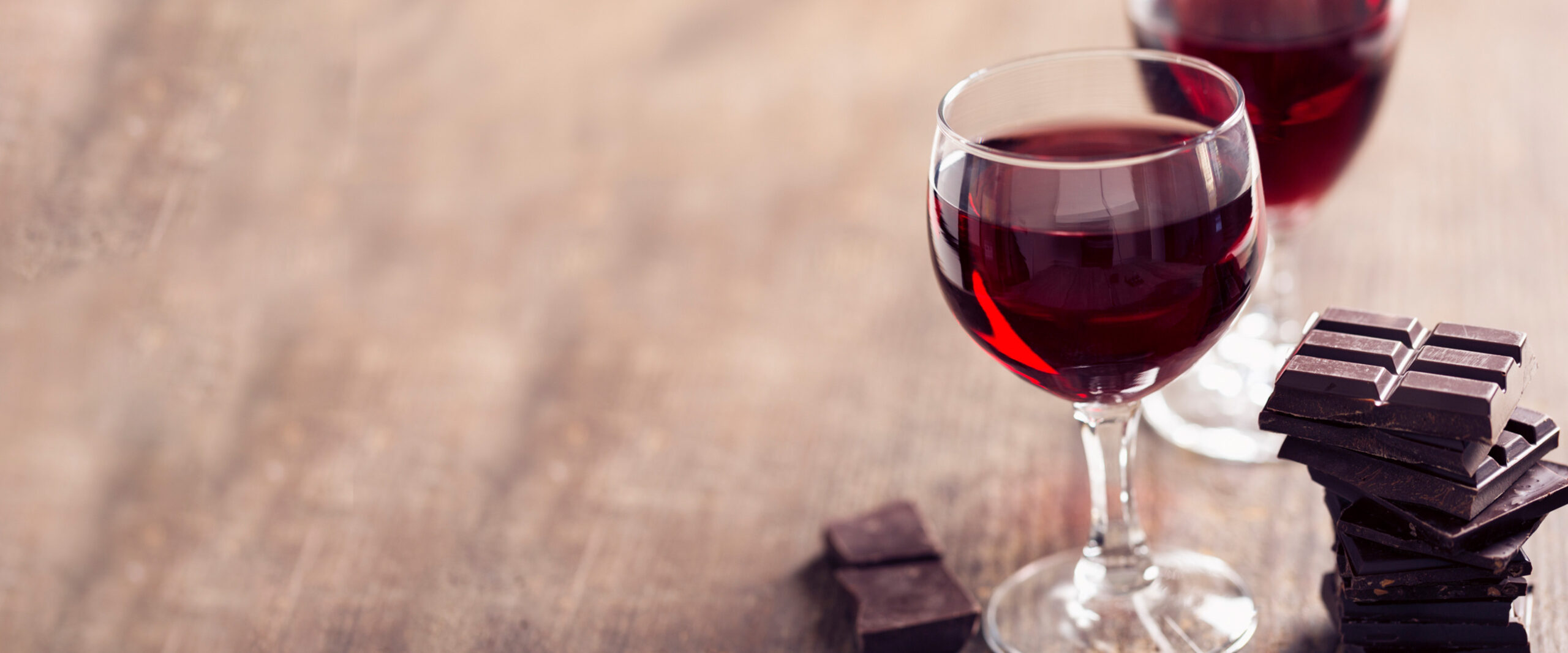 Wine and chocolate image