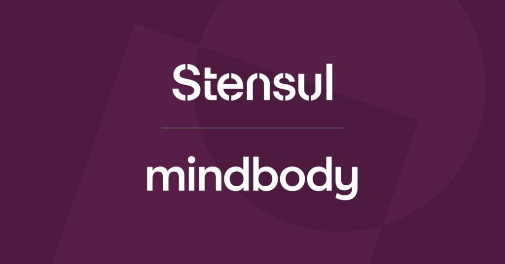 Stensul and Mindbody logo lockup