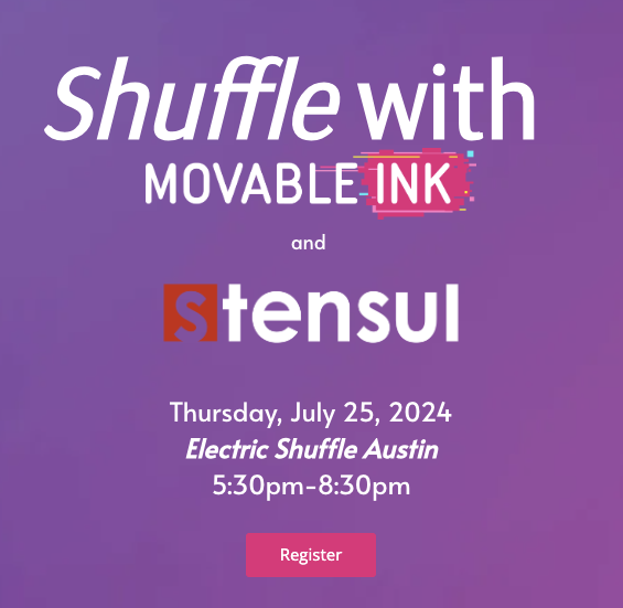 Register for Shuffle with Moveable Ink and Stensul