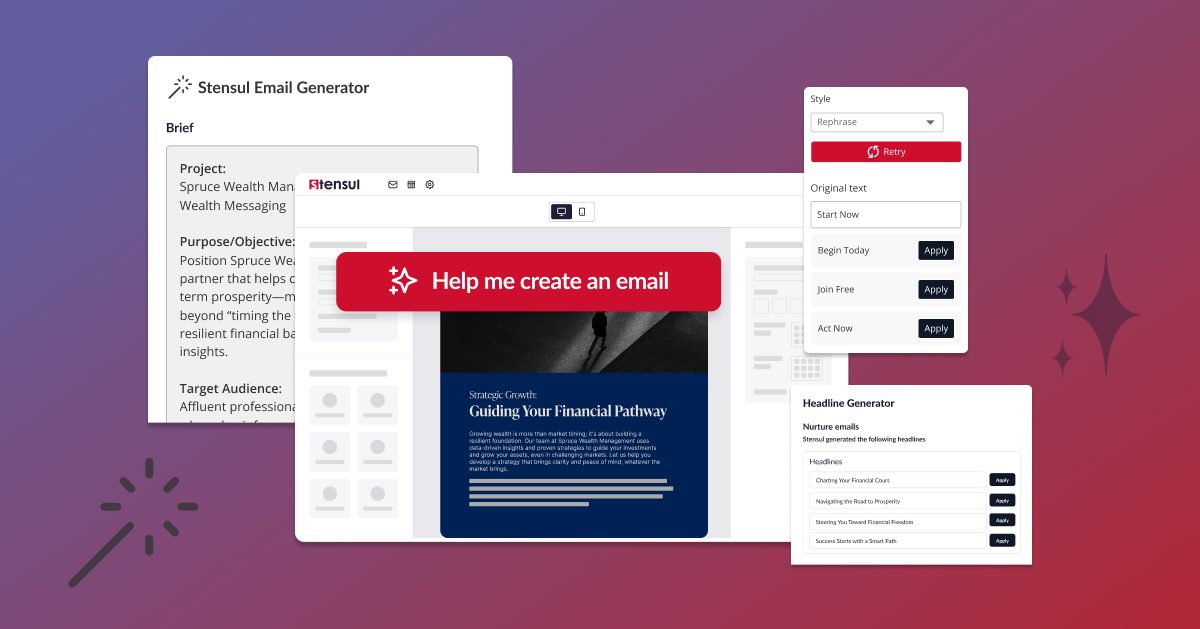 Stensul AI expands powerful new enterprise AI features to accelerate email creation