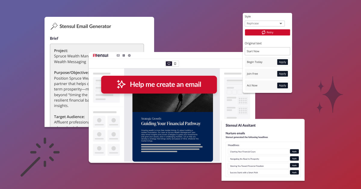 Stensul AI expands powerful new enterprise AI features to accelerate email creation