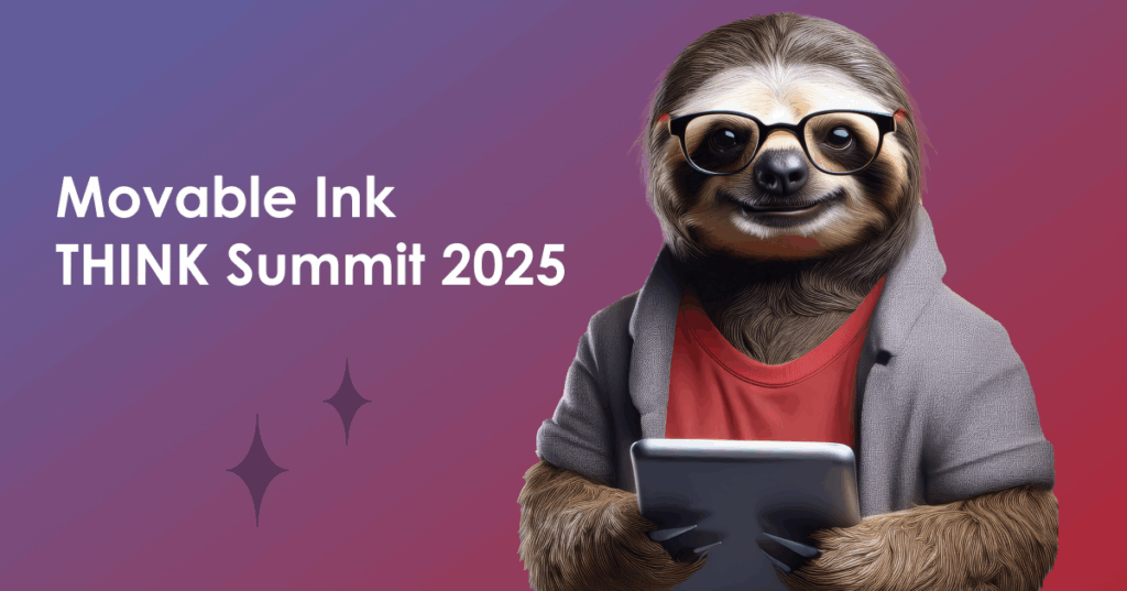 Movable Ink Think Summit 2025 Speedy the Sloth