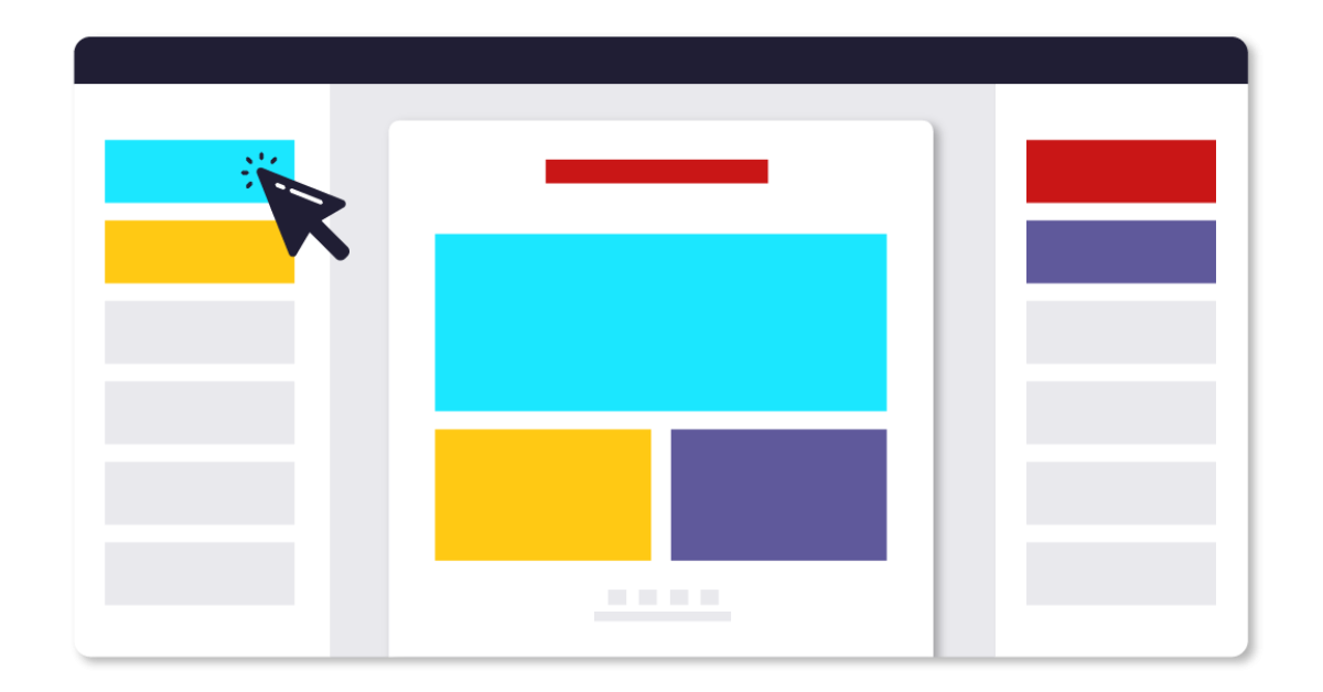 Modular email design provides marketer flexibility and design consistency