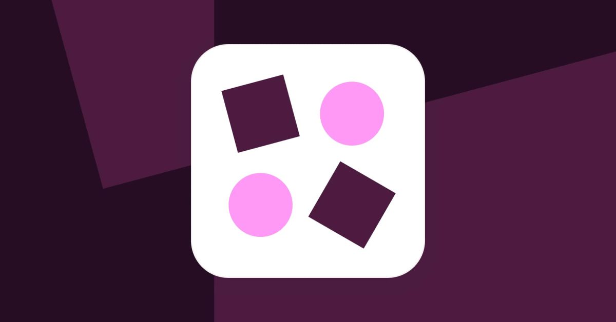 square and circles scattered