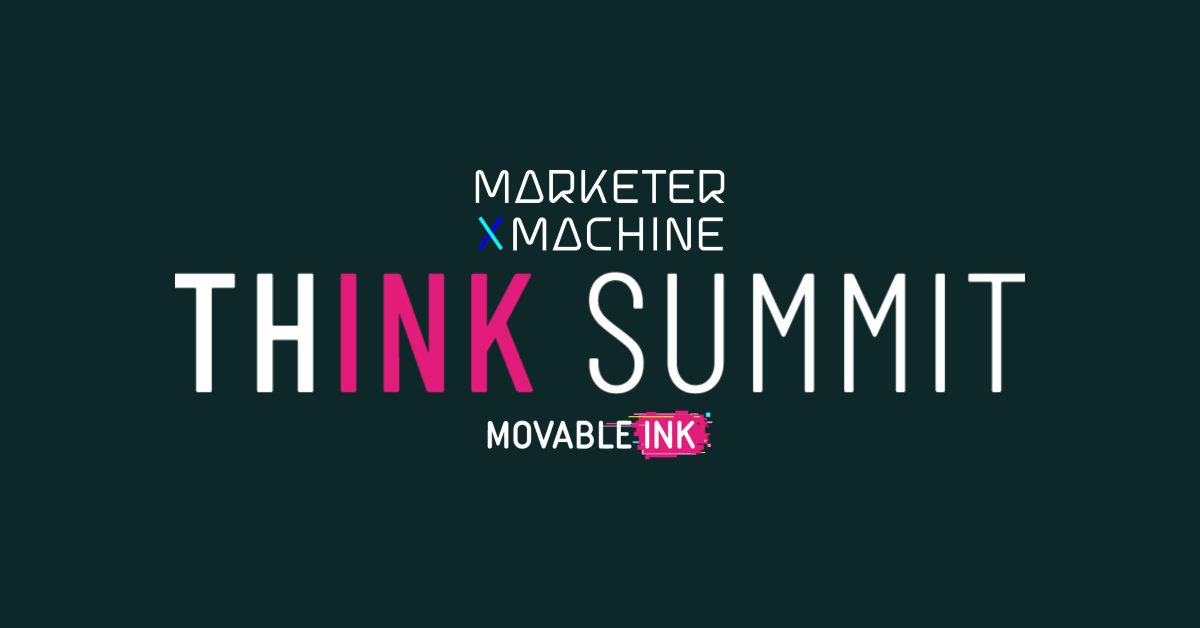 Movable Ink Think Summit lockup on dark background