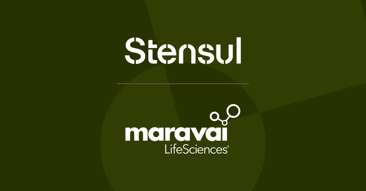 Stensul and Maravai Sciences logo lockup