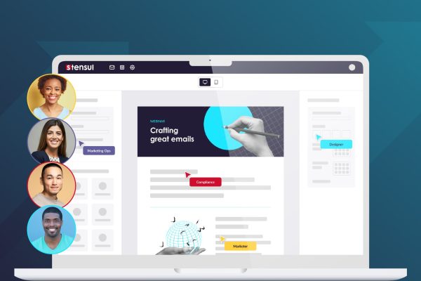 Stensul email module system on the computer