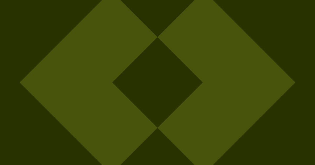 Two intersecting diamonds creating another diamond in the middle